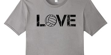 Volleyball, love, vball, T-shirt, tees