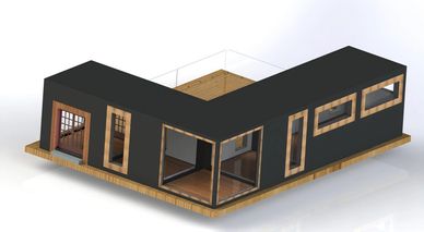 Opal series Podular home. Garden suite, ADU 864’ sq