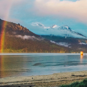 Sandy Beach Rainbow