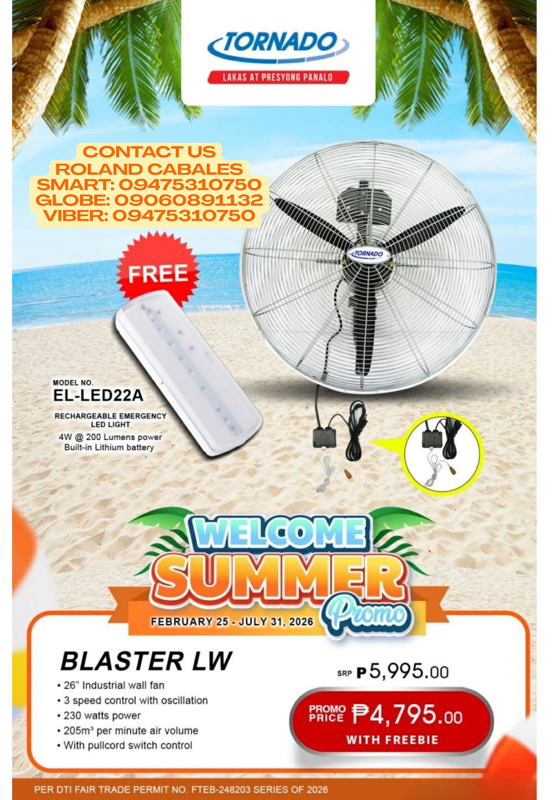 Tornado Brand Blaster LW