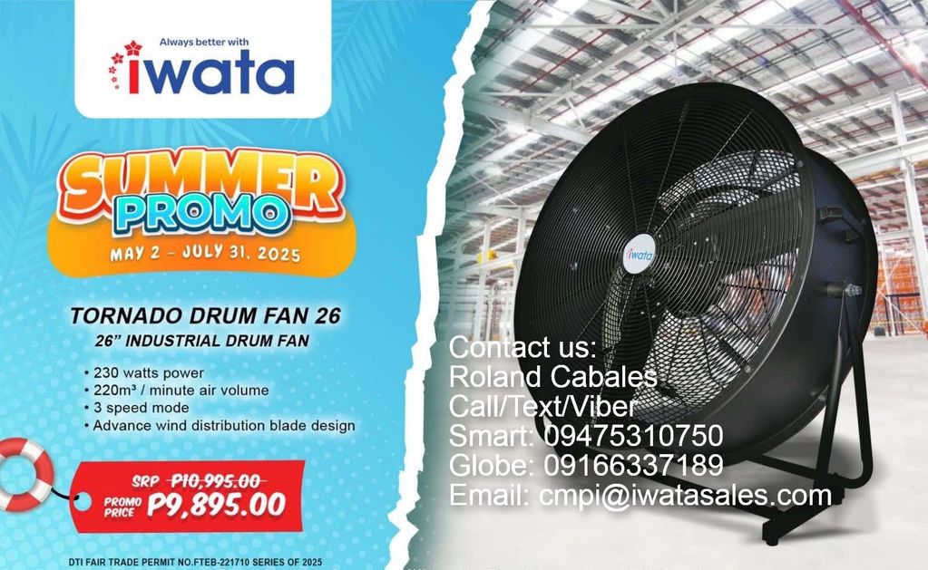 Tornado Drum Fan 26