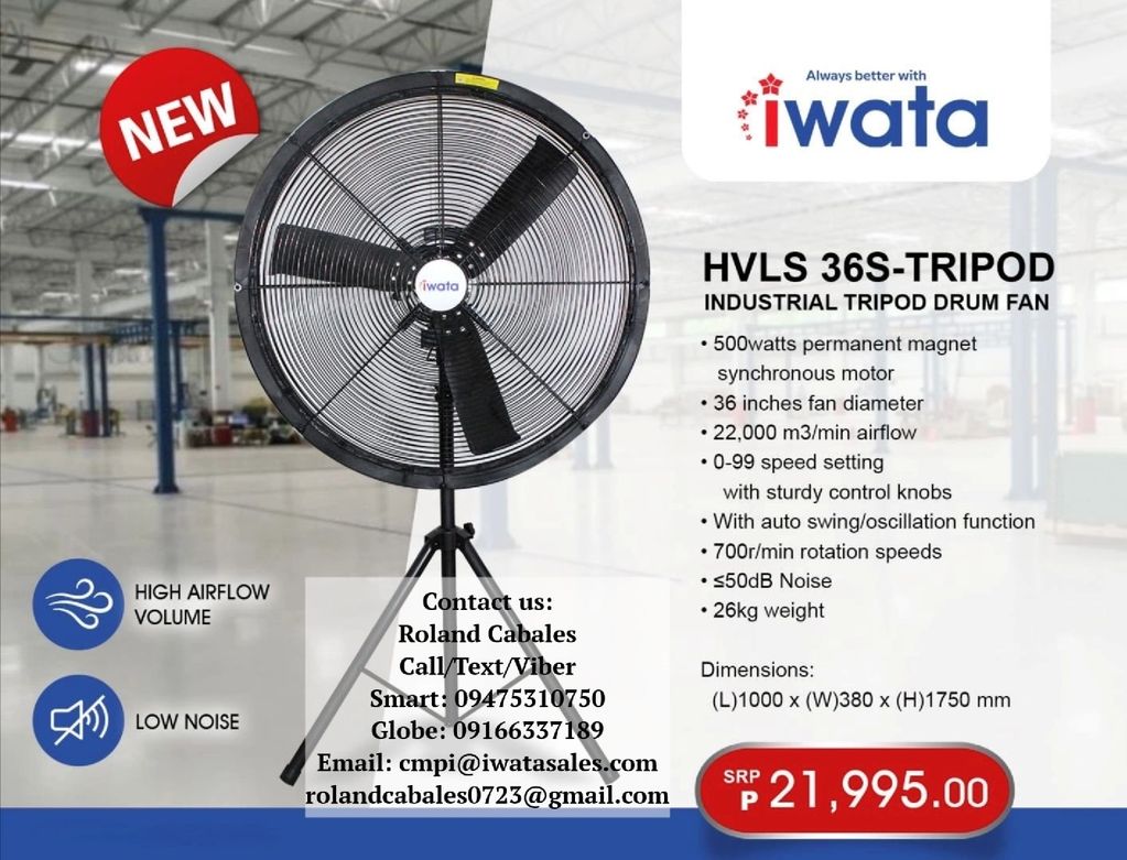 HVLS 36S - Tripod