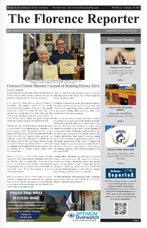 The Florence Reporter - 4th Edition (Digital)