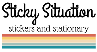 Sticky Situation Stickers and Stationary