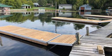 Ontario best docks - wholesale docks - blue sky docks - dock in a box - naylor docks - rj machine