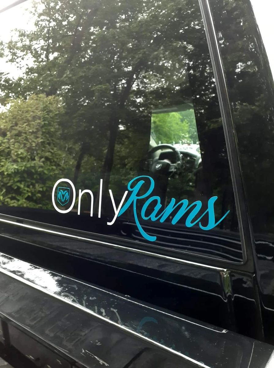 OnlyRams Decal