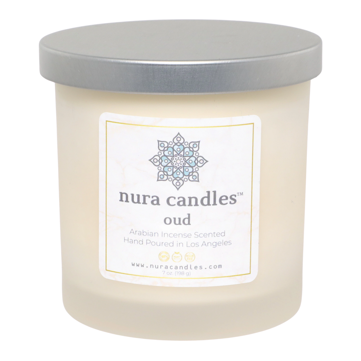 OUD 100 Soy Candle Hand Poured in Los Angeles 7oz.