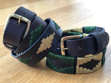 bespoke hand made gaucho polo belt