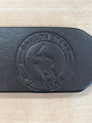 Oregon State Polo Club leather stamp