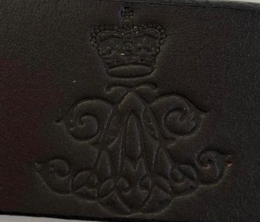 Royal Artillery leather stamp the gunners