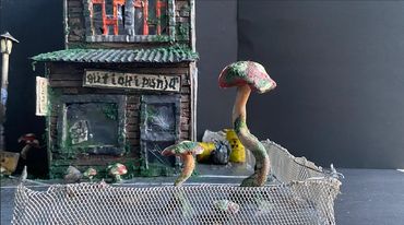 Dystopian Kiki's Delivery Service
Coloured Model inspired by the bakery in 'Kiki's Delivery Service'
