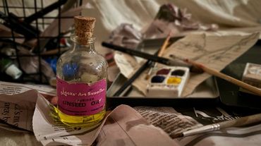 George Heck Biopic Concept
1930s American Linseed Oil, Packaging