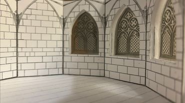 Rapunzel Adaptation
White Card Model,  Rapunzel's Bedroom