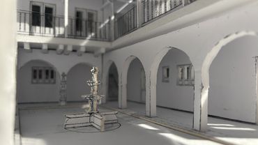 Blood Wedding Adaptation
Hacienda Home in 1950s Colombia, White Card Model