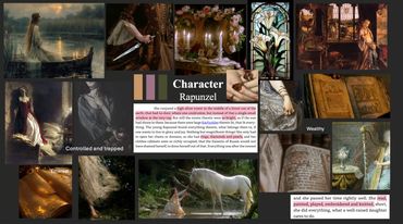 Rapunzel Adaptation
Character Mood Board
