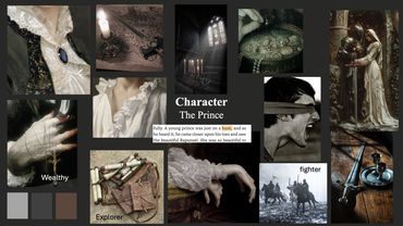 Rapunzel Adaptation
Character Mood Board, The Prince