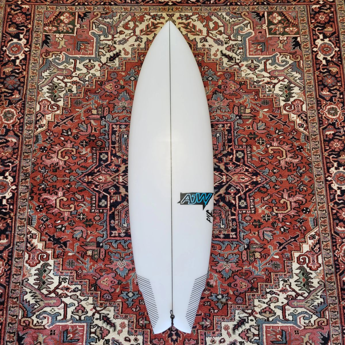 AJW Full Nose Fish Winger Swallow Tail Surfboard 6'6"
