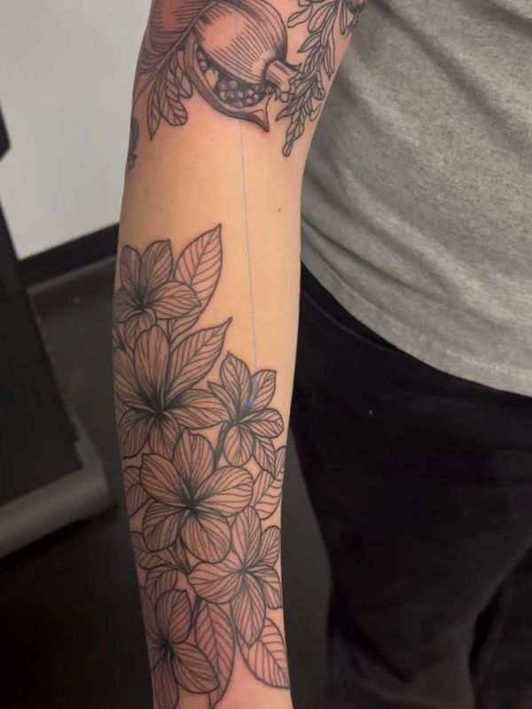 Floral tattoo