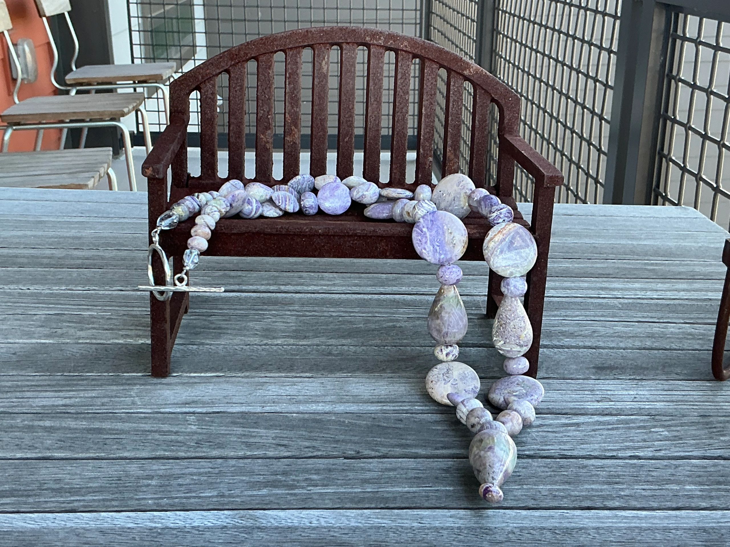 Lilac Jasper Necklace