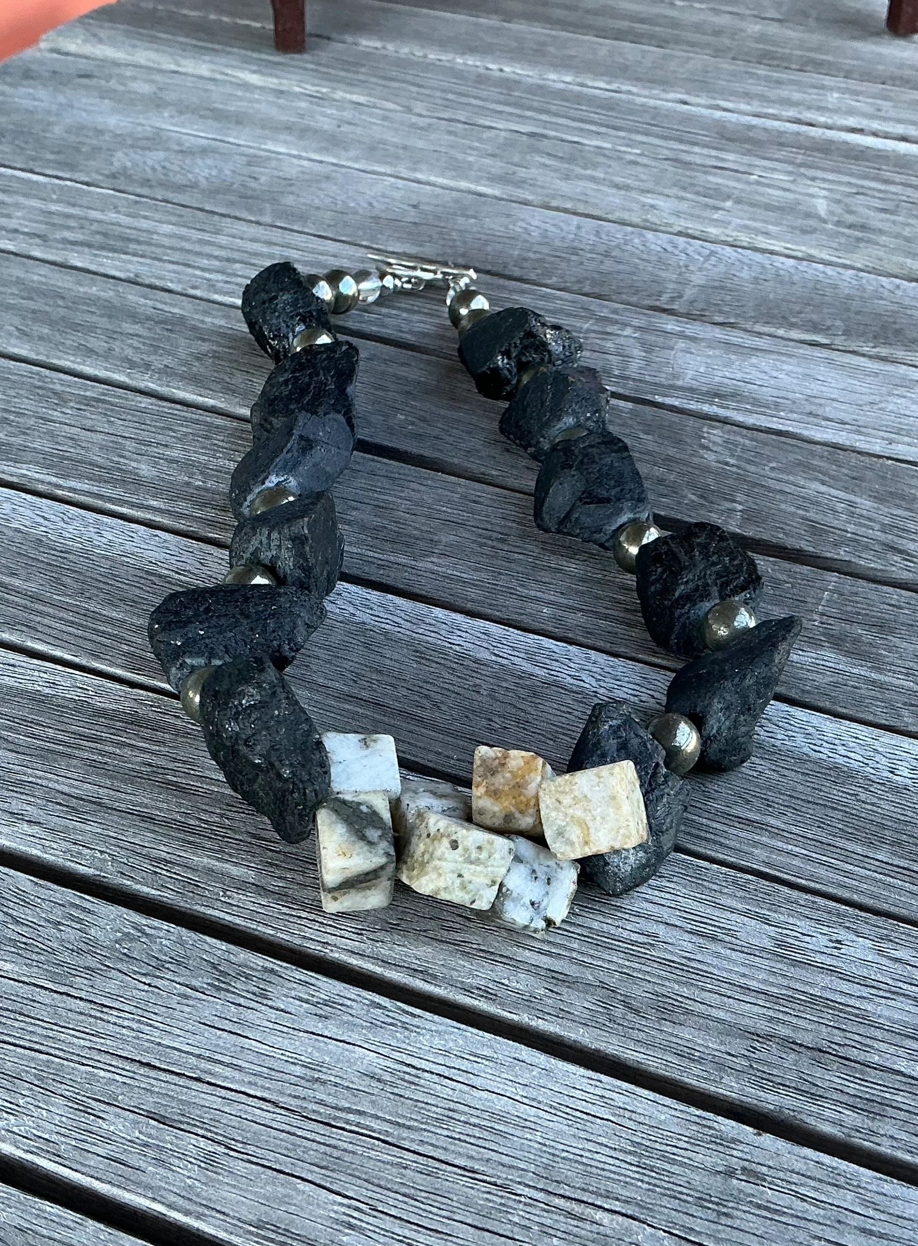 Pyrite & Tourmaline Necklace