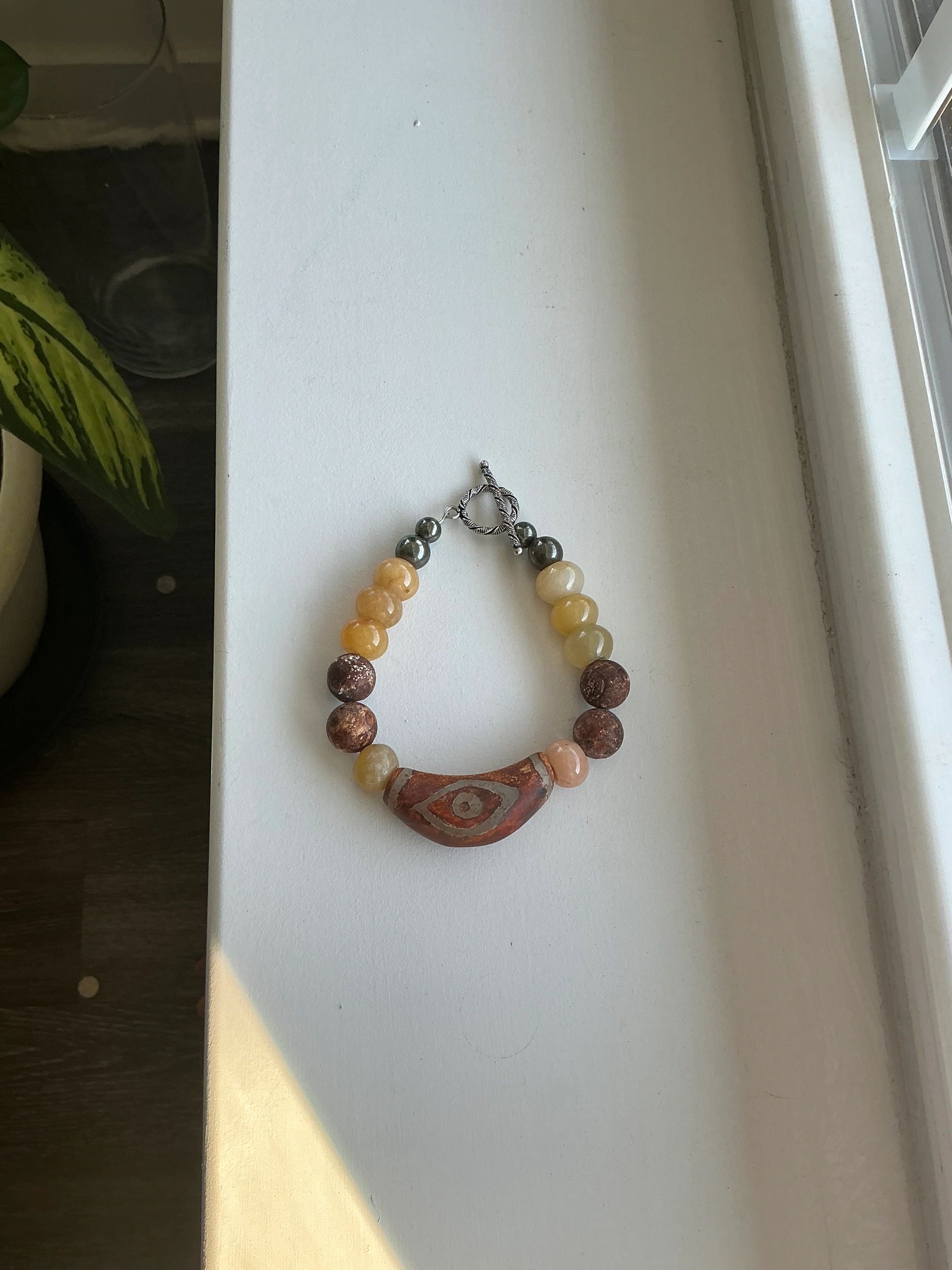 Tibetan Dzi Bead Bracelet