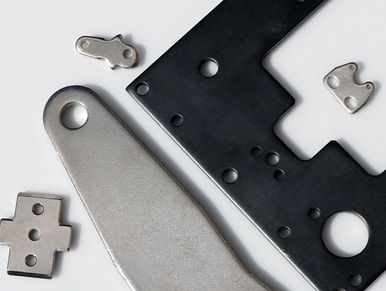 stamped part with different materials and plating