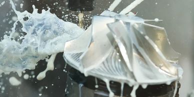 Milling an aerospace part