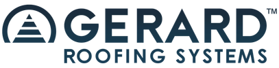 Logo of Gerard Roofing Systems with a stylized triangular emblem.