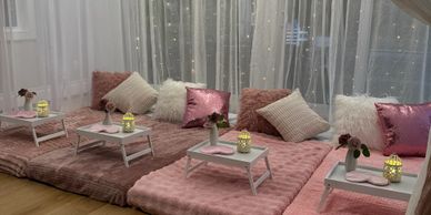 Canopy Slumber - Sleepover under a draped canopy