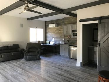 interior of new Man Cave 