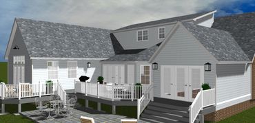 addition and deck 3D