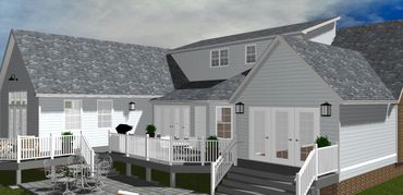addition and deck 3D