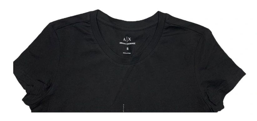 Playera Armani Exchange Negra