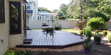 trex decking deck builder platform deck