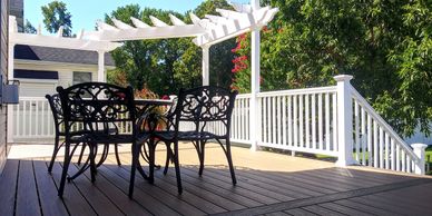 trex decking deck builder pergola