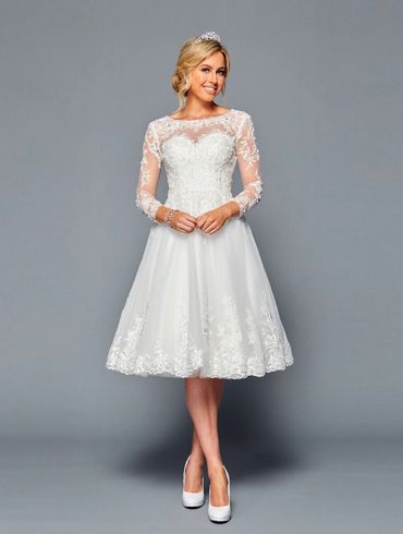 ROBE DE MARIÉE COURTE WHITE GR. XL