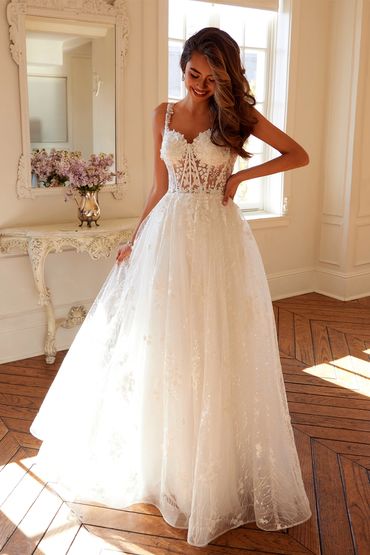 ROBE DE MARIÉE OFF THE SHOULDER GR. 14