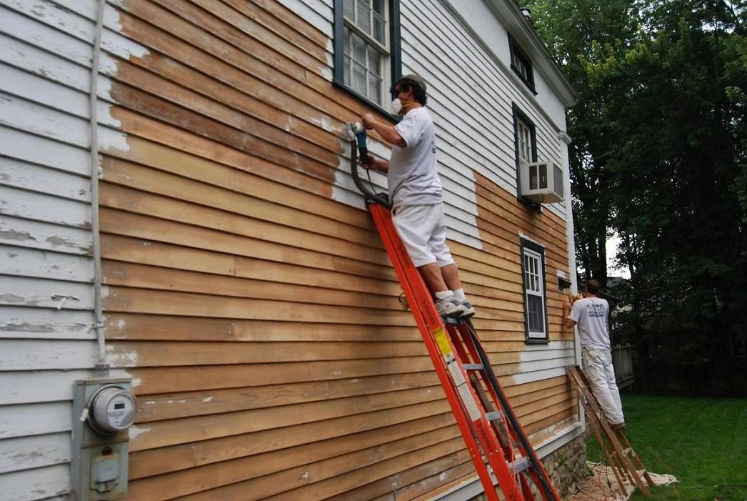 exterior paint removal