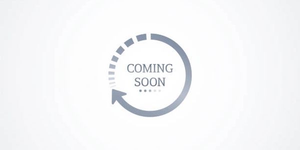 A circular loading icon with the text 'COMING SOON' in the center.