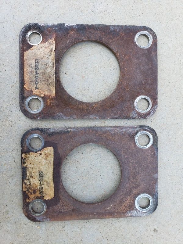 Note the original engineering number tags that were still on the exle bearing retainers.