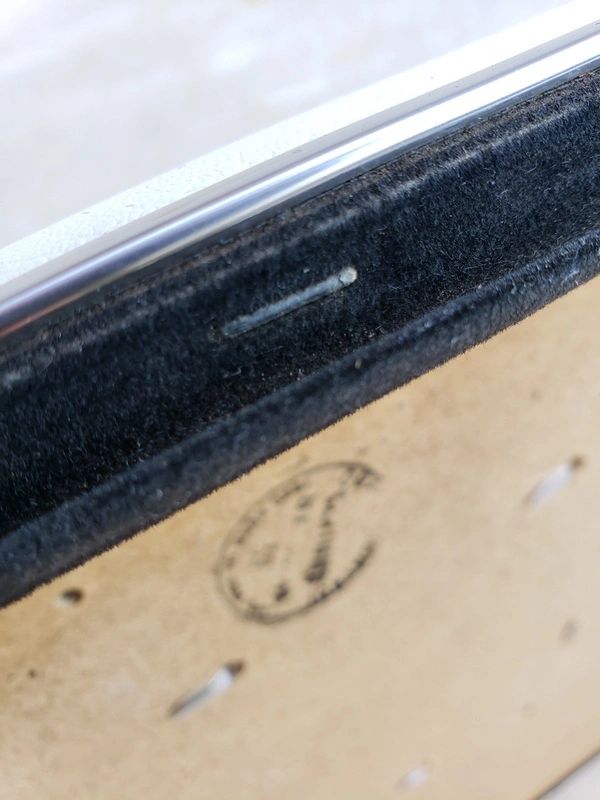 The window felt on the door panel did not need to be replaced and can still original black staples
