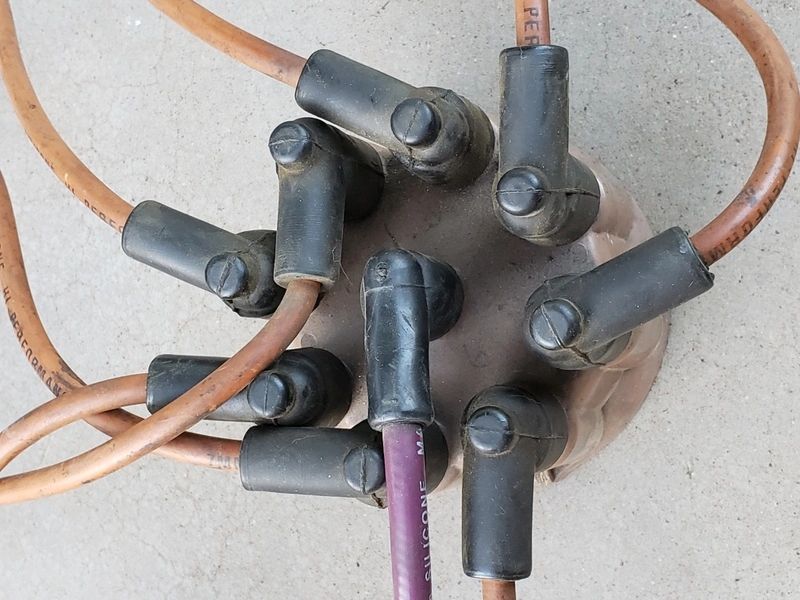 Wires and boots that were on the car and modified at some point