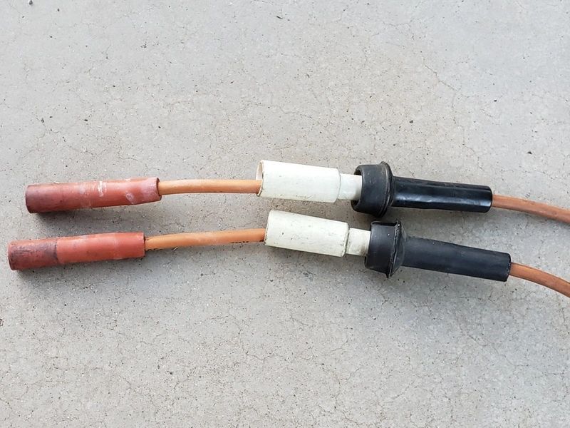 Spark plug wire boots that were on the car