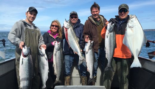 Kings and halibut, fisherman