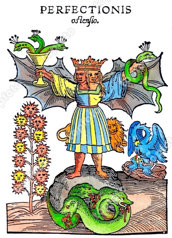 The Philosophers Stone woodcut Rosarium Philosophorum Image 17
