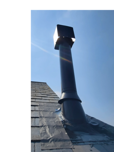 Flue cube fitted to this flue