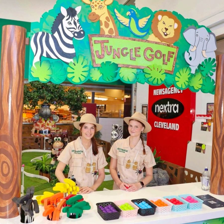 Activation ambassadors at a themed brand activation