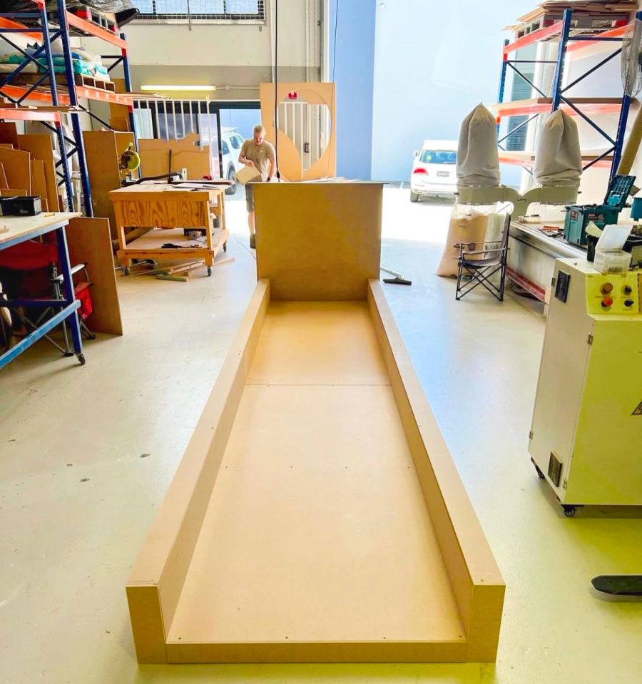 Custom build workshop for retail props