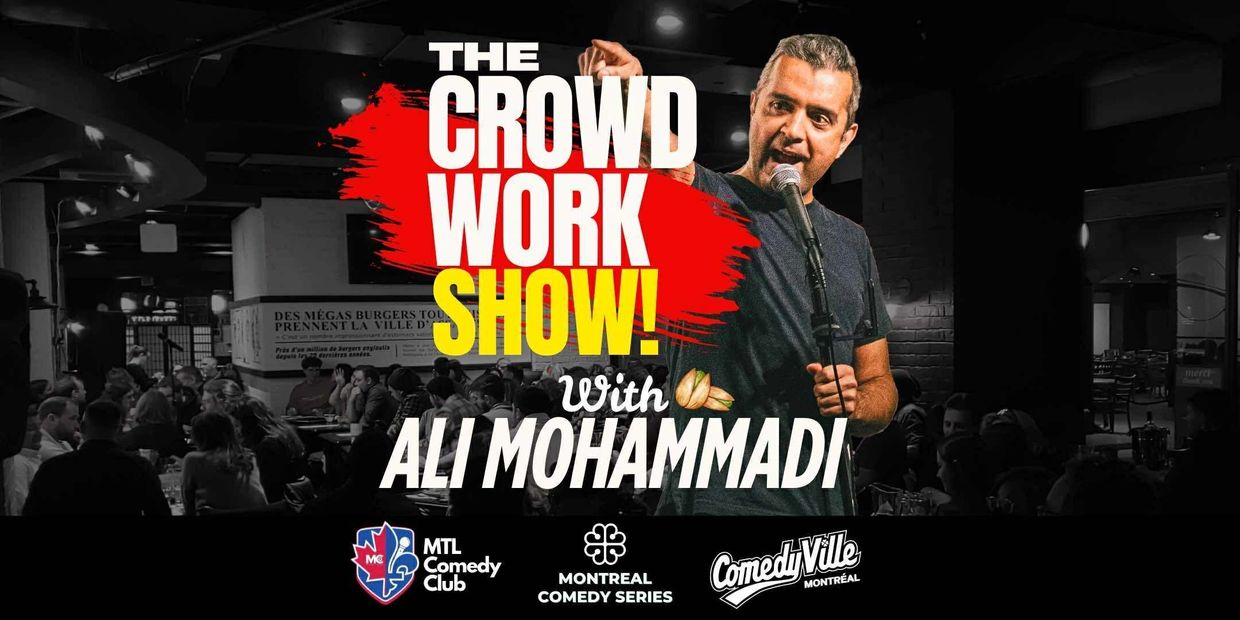 English Stand-Up Comedy Shows on Thursday night in downtown Montreal.