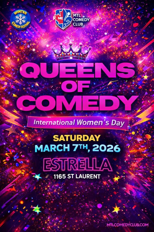 Valentine's Day Comedy  Showat Estrella located at 1165 St Laurent in Montreal